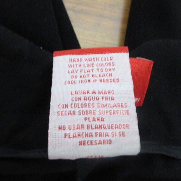 OSCAR DE LA RENTA Dress Pants Women Petite 14 Black Straight Leg Classic Slacks - Picture 5 of 6